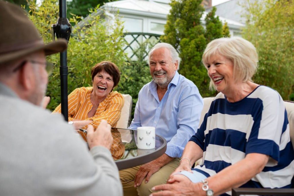 Transitioning to Group Living Seniors in a group