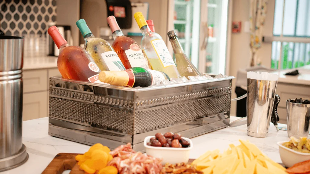 wine at the grand opening of The HearthStone at Nona Lakes