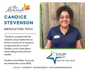 MVP Candice Stevenson