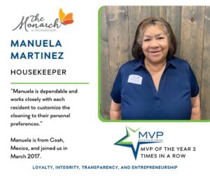 MVP Manuela Martinez