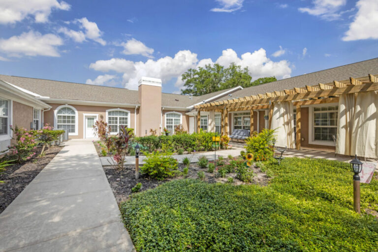 Titusville Courtyard Entrance